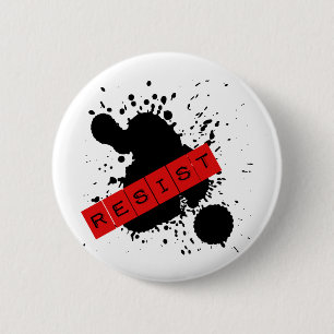 RESIST Rebellious Design 2 Inch Round Button