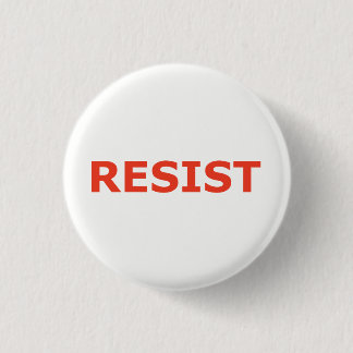 RESIST - Red Alert 1 Inch Round Button