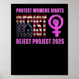 Resist Reject Project 2025  Poster