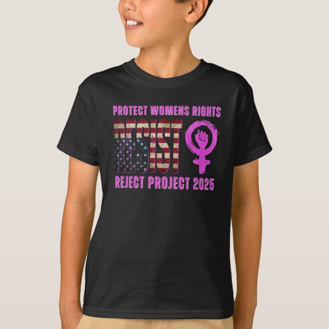 Resist Reject Project 2025  T-Shirt (Front)