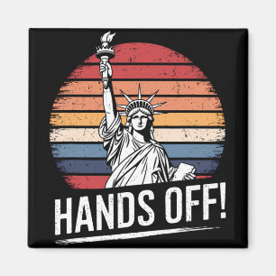 Resist Resistance Statue Of Liberty Hands Off Prot Magnet