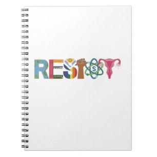 Resist Shirt Resistance Fight Fist Protest Liberal Notebook