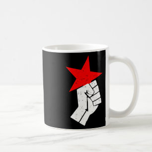 Resist Star Revolution Rebellion Retro Black Coffee Mug