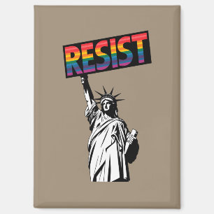 Resist Statue of Liberty Feminist Gift Magnet