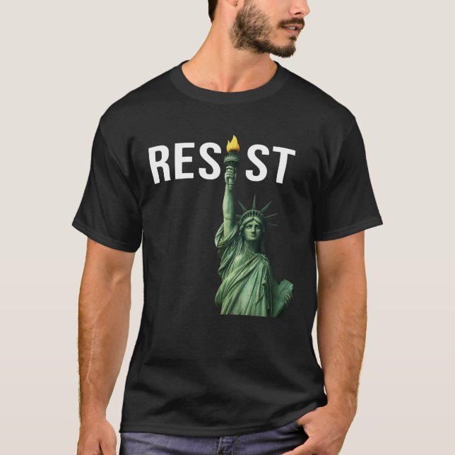 RESIST: Statue of Liberty T-Shirt (Front)