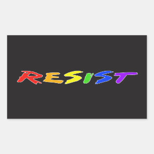 Resist! Sticker