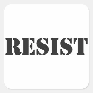RESIST stickers