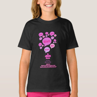 Resist the devil - Pink Logo - T-Shirt