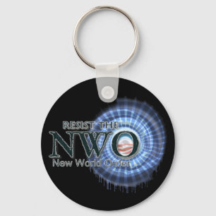 Resist the NWO Keychain