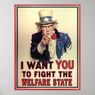 Resist the Welfare State Poster