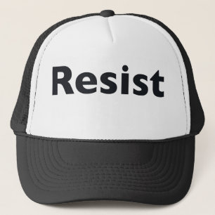resist trucker hat
