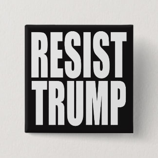 "RESIST TRUMP" 2 INCH SQUARE BUTTON