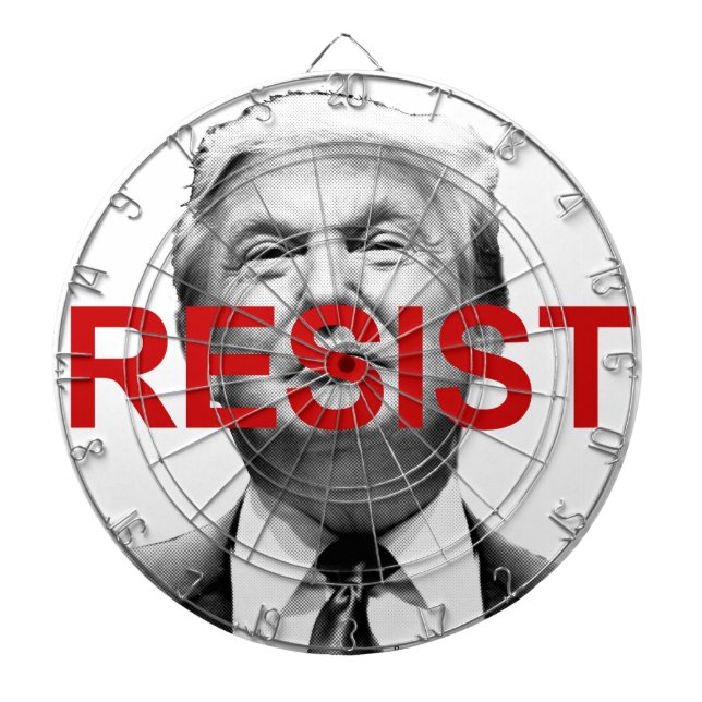Resist Trump Dartboard (Front)