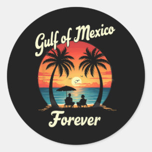 Resist Trump Gulf Of Mexico Forever 2 Classic Round Sticker