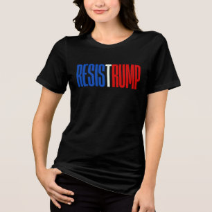 Resist Trump - political statement Tri-Blend Shirt