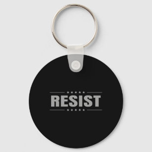 Resist Trump Protest Anti Political We The People Keychain
