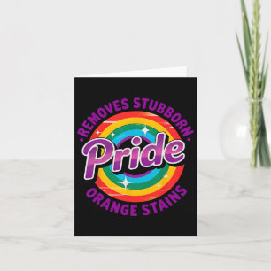 Resist Trump Remove Stubborn Orange Stains Lgbtq P Card