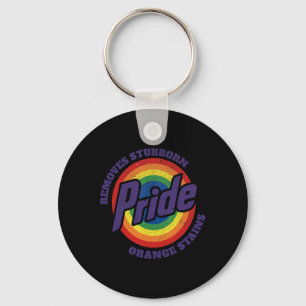 Resist Trump Remove Stubborn Orange Stains Pride M Keychain