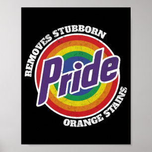 Resist Trump Remove Stubborn Orange Stains Pride M Poster