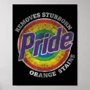 Resist Trump Remove Stubborn Orange Stains Pride M Poster