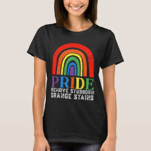 Resist Trump Remove Stubborn Orange Stains Pride M T-Shirt
