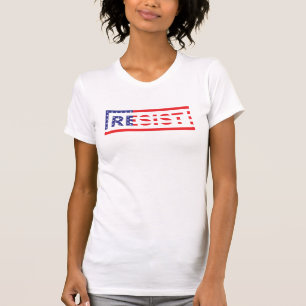 RESIST   United States Flag T-Shirt