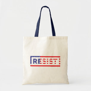 RESIST United States Flag Tote Bag