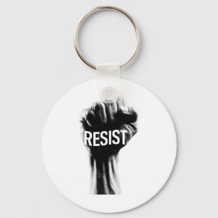 Resist With A Fist Keychain