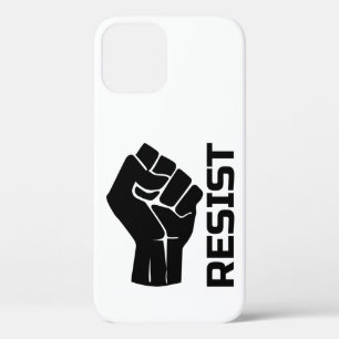 Resist with fist - in black 0002 iPhone 12 case