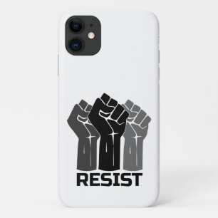 Resist with fist - in black 0003 iPhone 11 case