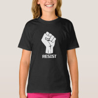Resist with fist - in white