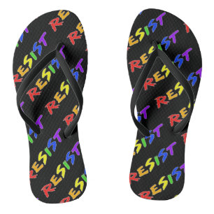 Resist with Pride! Flip Flops