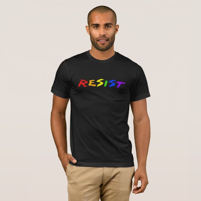 Resist with Pride! (up to 3x!) T-Shirt (Front Full)