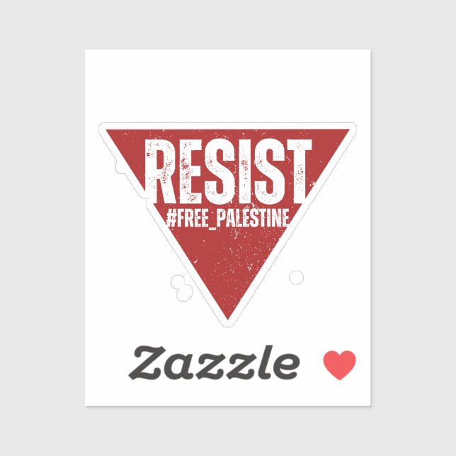 Resist word with inverted red triangle resistance  (Sheet)