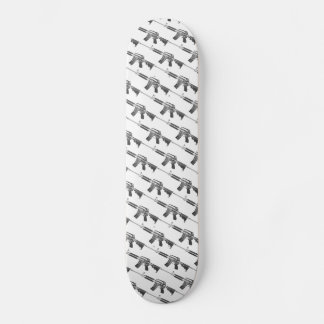 Resistance AR-15 Firearm assault rifle pattern gun Skateboard