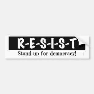 RÉSISTANCE - bloc Bumper Sticker