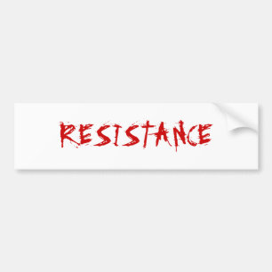 Resistance Bumper Sticker
