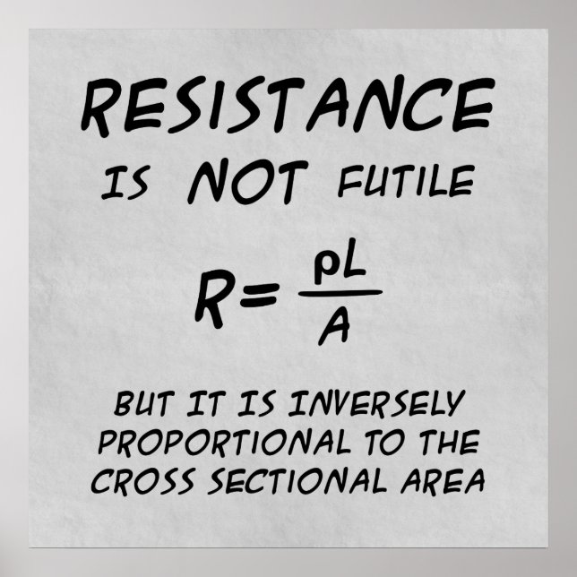 Resistance Humour Poster (Front)