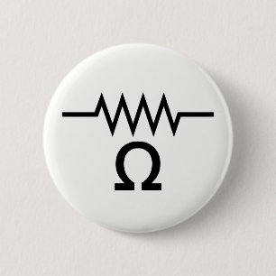 Resistance in Ohms 2 Inch Round Button