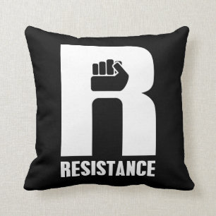 Resistance Throw Pillow