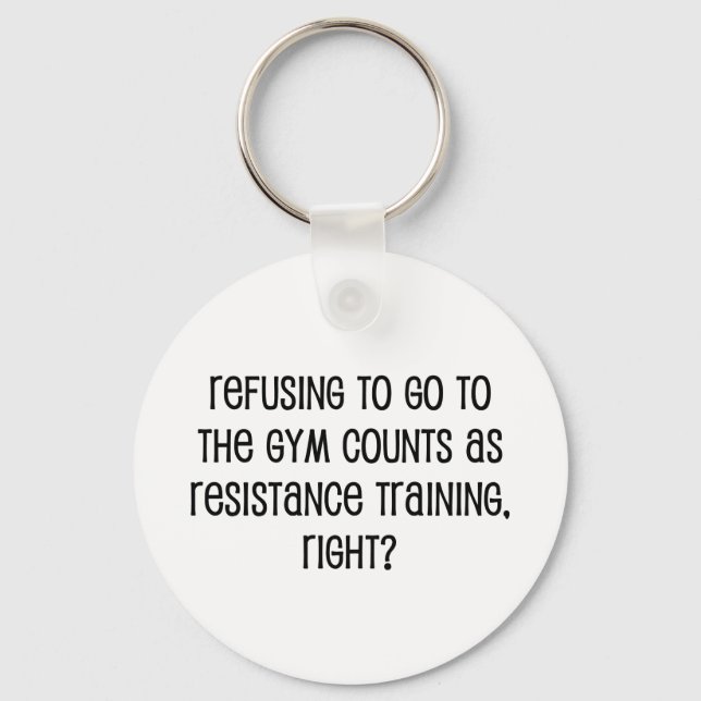 Resistance Training Keychain (Front)