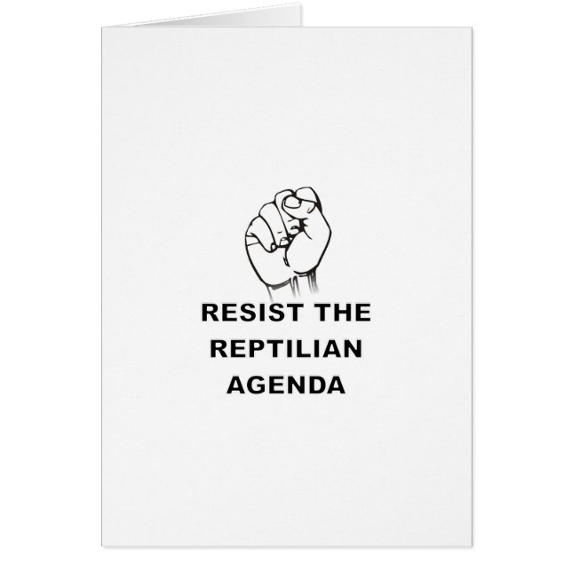 Résister À L'Agenda Républicain (Devant)