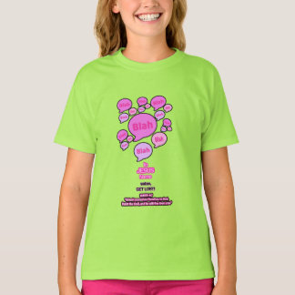 Résistez au diable - rose - T-shirt fille