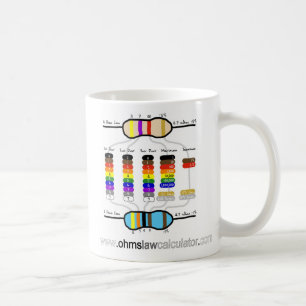 Resistor Colour Chart Mug - Large