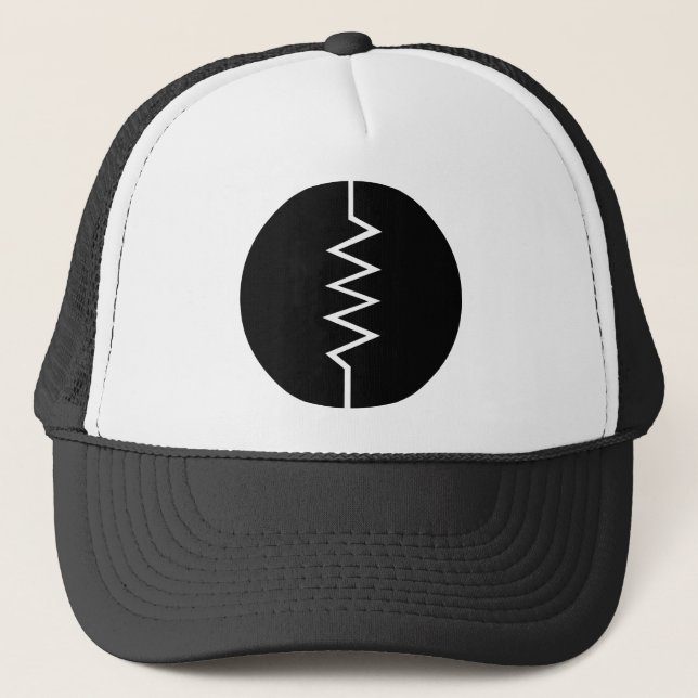 Resistor Symbol - Circled Trucker Hat (Front)