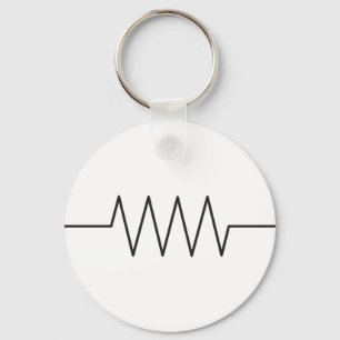 Resistor Symbol Keychain