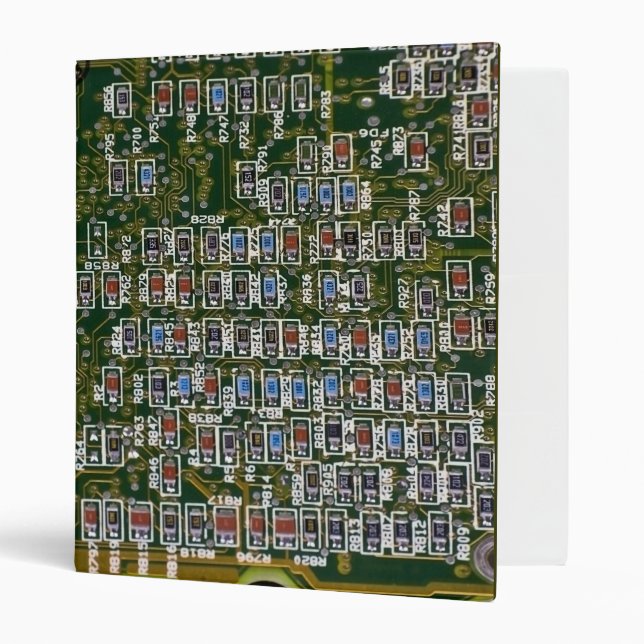 Resistors on a Circuit Board Binder (Front/Inside)