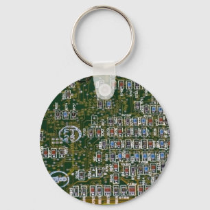 Resistors on a Circuit Board Keychain
