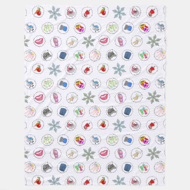 Resolutions Fleece Blanket (Front)