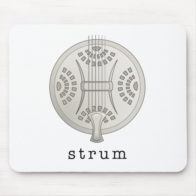 Resonator Guitar Mouse Pad (Front)